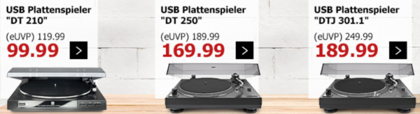 Karstadt Kracher mit z.B. 20% Rabatt auf Herren Schmuck  u. Uhren, Make Up   günstige DUAL Plattenspieler