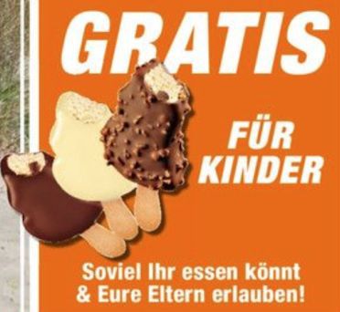 Kostenloses Eis für eure Kinder   vom 02.08.   10.08. bei Expert