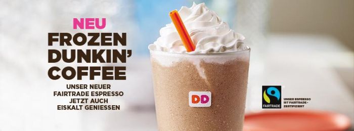 Gratis Frozen Drink bei Dunkin Donuts (App erforderlich)