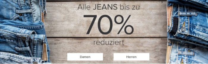 dress for less bis 70% Rabatt auf alle Jeans bis Mitternacht   z.B. Tommy Hilfiger Roman ab 45€