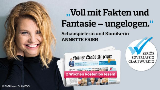 Kölner Stadt Anzeiger 2 Wochen kostenlos testen   endet automatisch