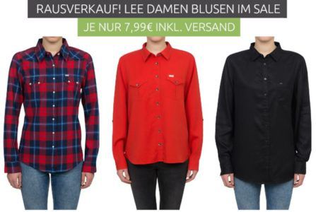 Lee Damen Blusen Sale je nur 5,99€