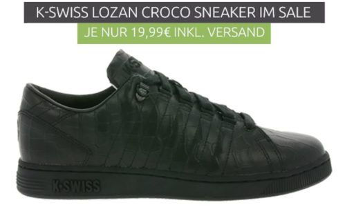 K SWISS Lozan III TT Croco Herren Sneaker für 19,99€ (statt 35€)