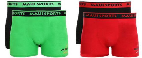 MAUI SPORTS Herren Boxershorts als 2er Pack statt 28€ für 7,99€