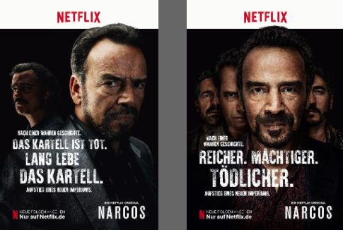 Narcos Netflix Plakate kostenlos