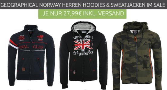 Geographical Norway Hoody Sale  65 Herren Modelle für je 27,99€