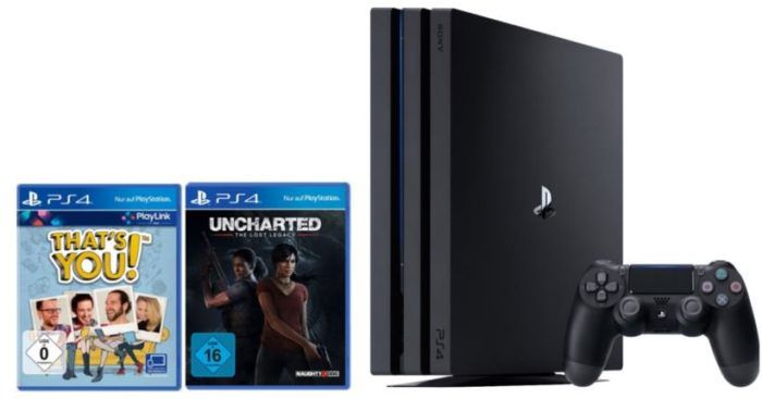 Sony PlayStation 4 Pro 1TB Games: Uncharted The Lost Legacy + That´s You für 379,90€