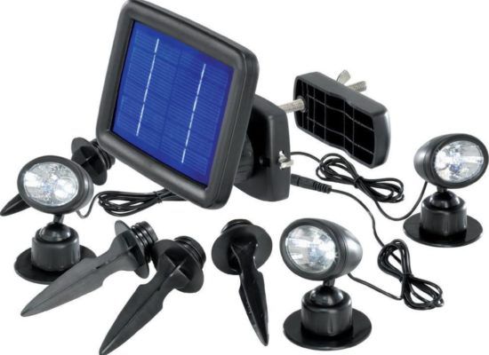 Renkforce Trio SP303K   LED Solar Spot für 19,99€