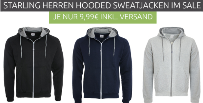 Starling Herren Hoodies für je nur 9,99€