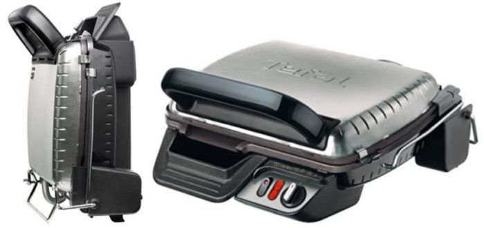 Preisvergleich für Tefal Kontaktgrill GC306, 2000 W, Tefal 3in1  Elektrischer Kontaktgrill mit Überback-Funktion und Tischgrill/BBQ  Aufklappbar, GTIN: 4210101974698