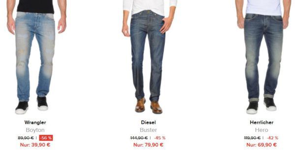 dress for less bis 70% Rabatt auf alle Jeans bis Mitternacht   z.B. Tommy Hilfiger Roman ab 45€