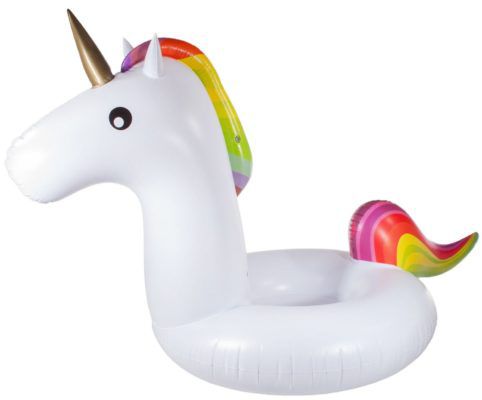 XXL Einhorn   aufblasbarer Schwimmreifen für 24,99€