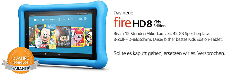 Amazon Fire7 Kids und Amazon Fire 8 HD Kids – was taugen die Kinder Tablets?