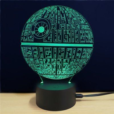 Star Wars Todestern 3D Lampe für 4,51€