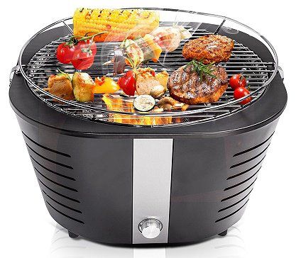 Tischgrill Virginia    33cm Ø raucharmer Holzkohlegrill ab 33,99€