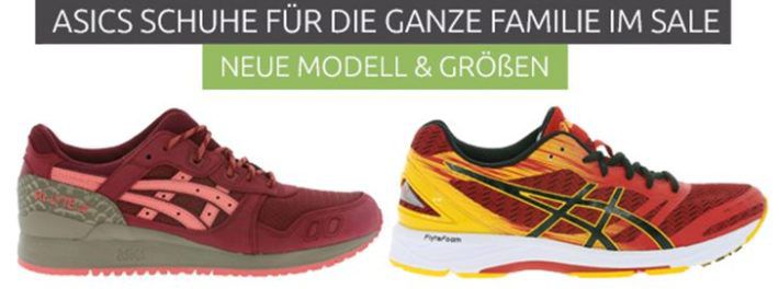 Asics Sale   Laufschuhe u. Sneaker für Damen und Herren ab 38€