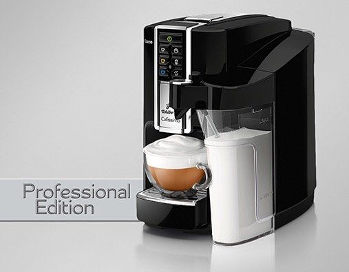 Tchibo Saeco Cafissimo LATTE Professional Kapselmaschine + 8 Kapseln für 129€ (statt 199€)