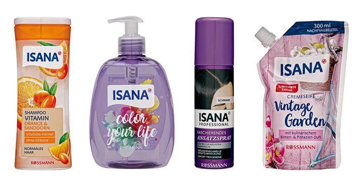 20% auf alle ISANA Produkte bei Rossmann (Shampoo, Seife uvm.)