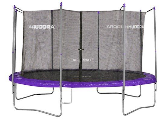 Hudora Fitness Trampolin 400 mit Sicherheitsnetz für 162,88€ (statt 243€)