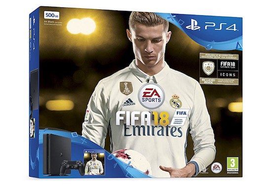 Playstation 4 slim 500GB + Fifa 18 für 231€ (statt 275€)