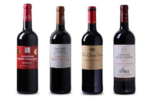 Edle Bordeaux Weine ab 4,99€ pro Flasche   teilweise mehrfach prämiert