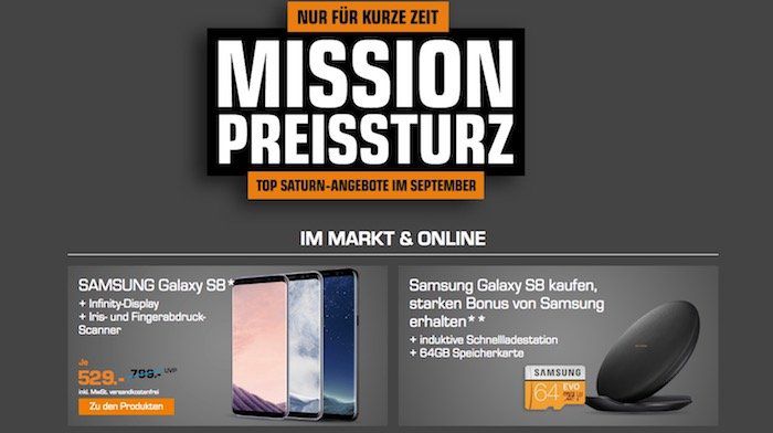 Saturn Mission Preissturz   z.B. 1kg Kaffeebohnen nur 6,99€ (statt 13€)