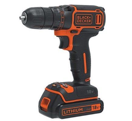 Black & Decker BDGDC18KA 18V Li Ion Ak­ku Bohr­schrau­ber für 42,99€ (statt 70€)