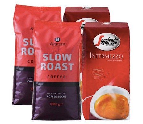 2kg Segafredo + 2kg Altezza Kaffeebohnen für 42,48€