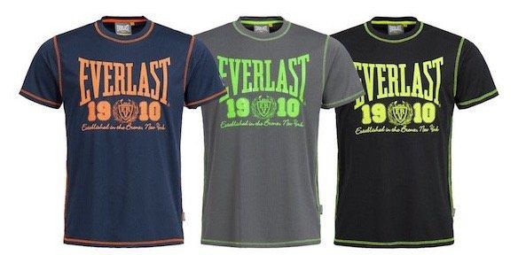 Everlast T Shirts mit großem Logo für je 7,28€   nur S, M und L