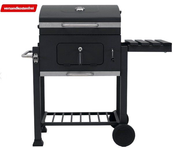 Tepro TORONTO Holzkohlegrill mit Deckel für 73€ (statt 93€)