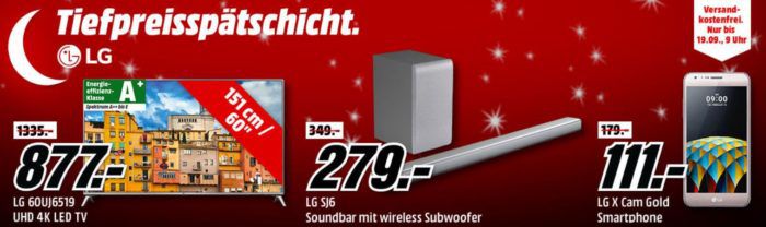 Media Markt LG Tiefpreisspätschicht   günstige Fernseher, Technik Zubehör und Großgeräte TOP!