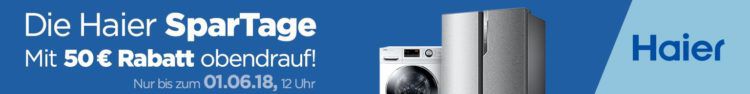 Haier Spartage bei AO.de + keine VSK   z.B. Haier HRF 521DS6 Side by Side Kühlgefrierkombination für 599€ (statt 838€)