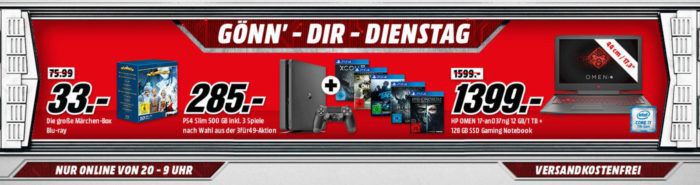 Xbox One S 1TB Konsole + Wireless Controller SE Winter Forces + The Elder Scrolls: Morrowind für 249€ uam. im Media Markt Dienstag Sale