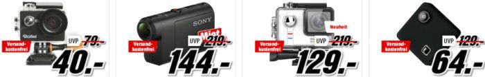 Media Markt Foto Late Night: günstige Camcorder und Zubehör   SONY HDR CX 240 EB Camcorder statt 172€ für 144€