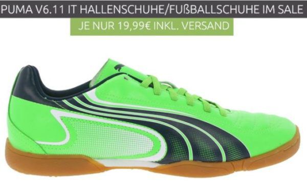 PUMA V6.11 IT Herren Hallenschuhe für 19,99€ (statt 35€)