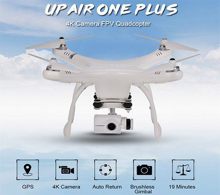 UP Air Upair One Plus Professional (RTF) (16MP 4K UHD Kamera, GPS, Follow Me) für ~244€ (statt 303€)