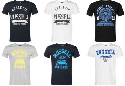 RUSSELL ATHLETIC Herren Logo T Shirts für je 12,99€