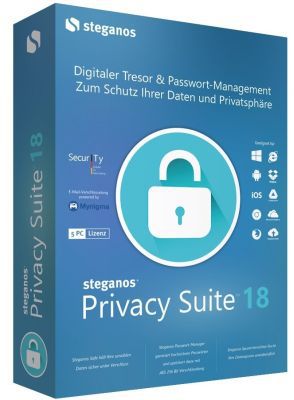 Steganos Privacy Suite 18 (1 Computer Lifetime Lizenz für Windows) gratis