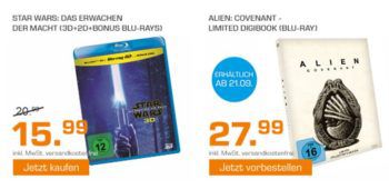 Saturn Weekend Sale: u.a. 3D Filme im 2er Pack für 30€   5 Filme kaufen 4 zahlen