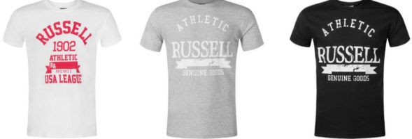 RUSSELL ATHLETIC Herren Logo T Shirts für je 12,99€