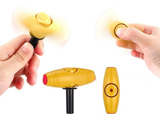 2 in 1 Fidget Toy   Kombination aus Spinner und Rolling Stick für ~2,57€