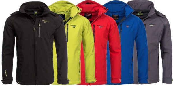 Geographical Norway Softshell und Regenjacke TALBAH und TOUNA für je 44,90€