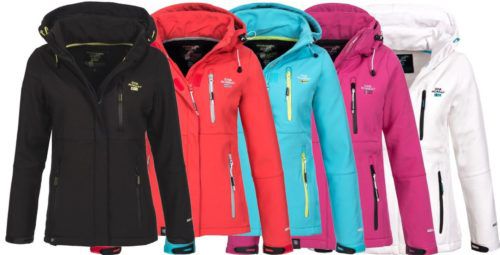 Geographical Norway Softshell und Regenjacke TALBAH und TOUNA für je 44,90€