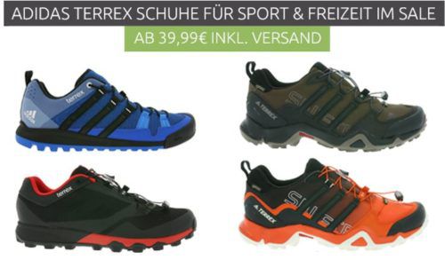 adidas Performance Terrex Herren Trekking und Crosstrail Sneaker Restgrößen ab 39,99€