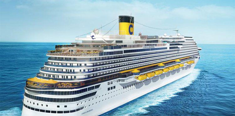 8 Tage an Bord der Costa Diadema inkl. Vollpension, Trinkgelder & Flügen ab 699€ p.P.