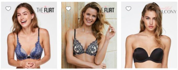 Hunkemöller 20% Oktoberfestrabatt auf Push ups und Maximizer BHs