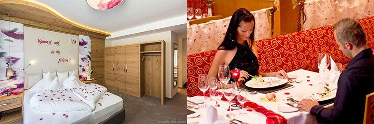 2 ÜN in Tirol im Romantikzimmer inkl. Verwöhnpension Wellness mit Rooftop Wellness Lounge & mehr ab 159€ p.P.