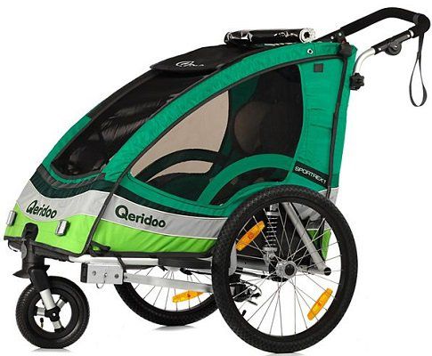 Qeridoo Sportrex1 Kinderfahrradanhänger 2017er Modell für 296,99€ (statt 345€)