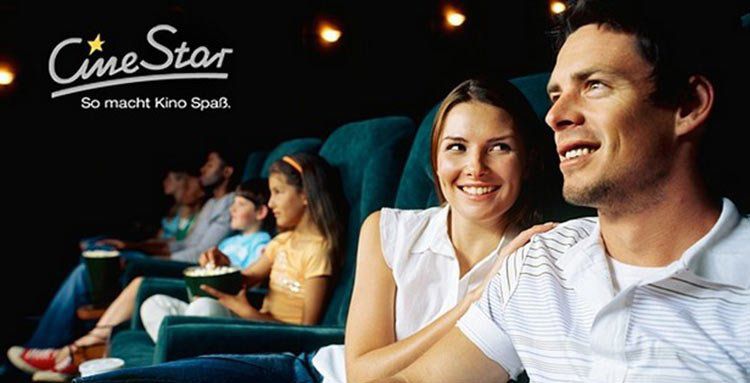 5 CineStar Kinogutscheine für alle 2D Filme inkl. Sitzplatzzuschlag für 27,50€