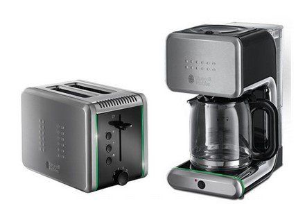 Russell Hobbs Ilumina Set aus Kaffeemaschine & Toaster für 60,12€ (statt ~120€)